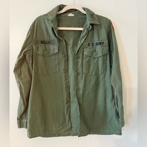 Vintage Army Shirt Green